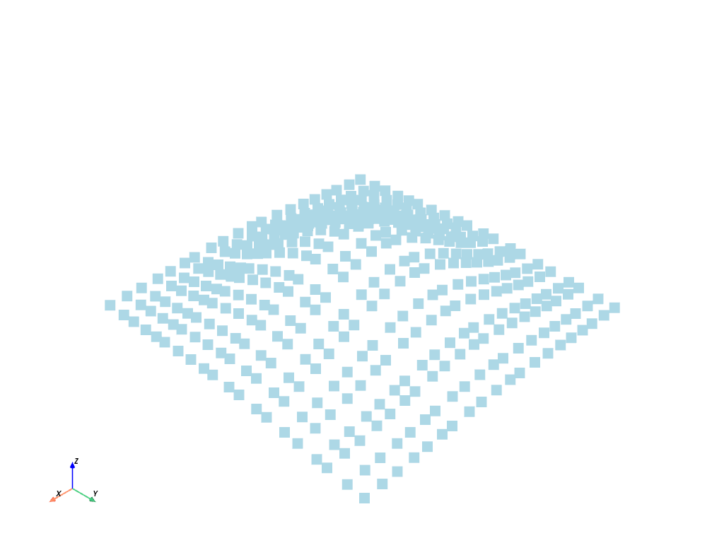 d create tri surface